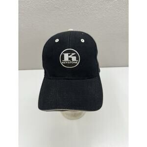 Otto Headwear Baseball Hat Keystone Black Logo Adjustable